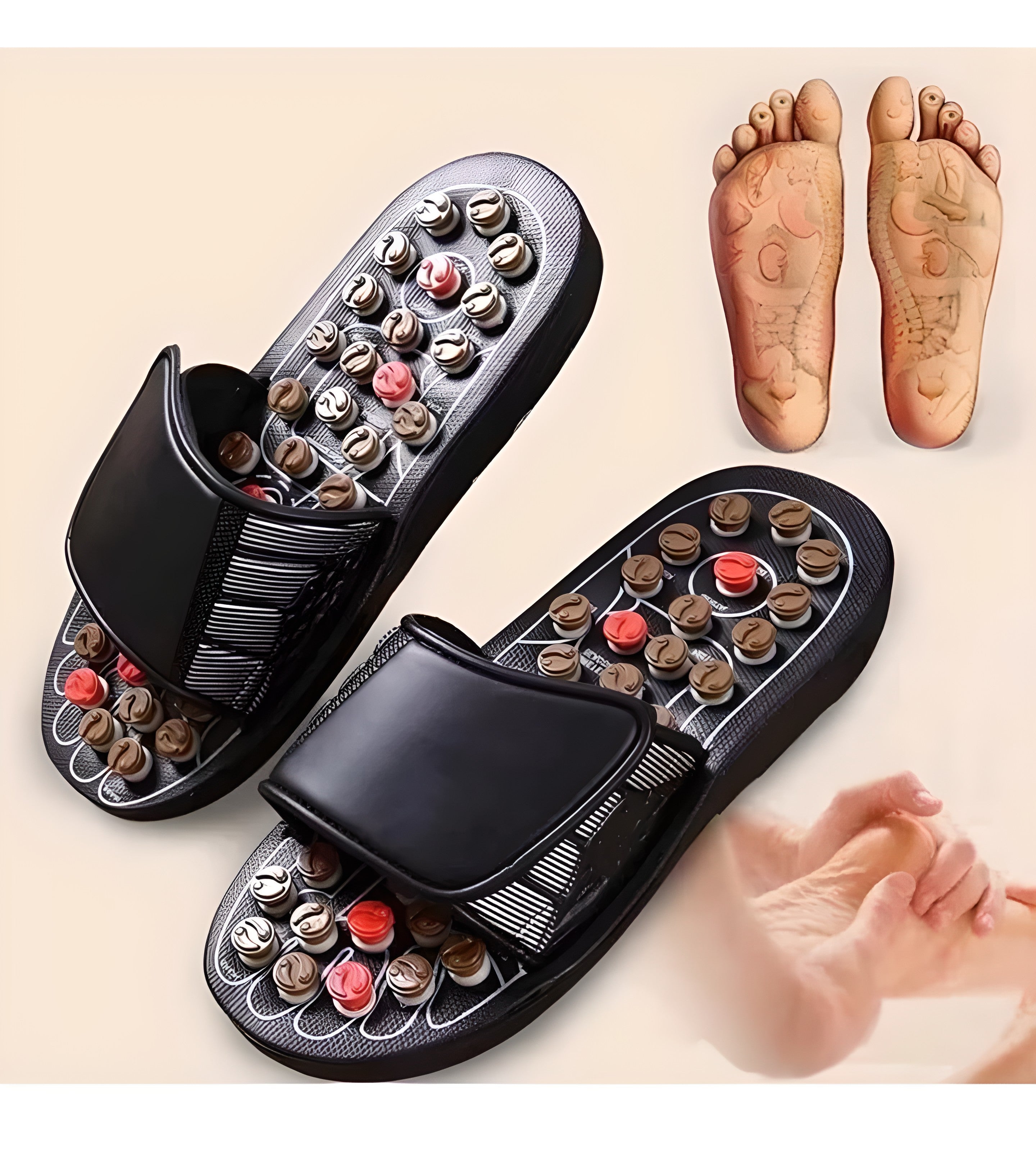 AcupressureEase Sandals™ – Relieve Pain, Boost Circulation, and Relax Naturally